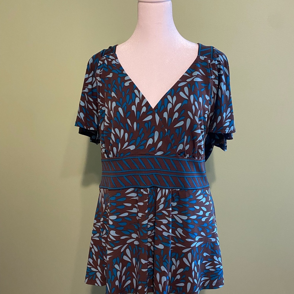 Apt. 9 Elegant Blouse in Blue